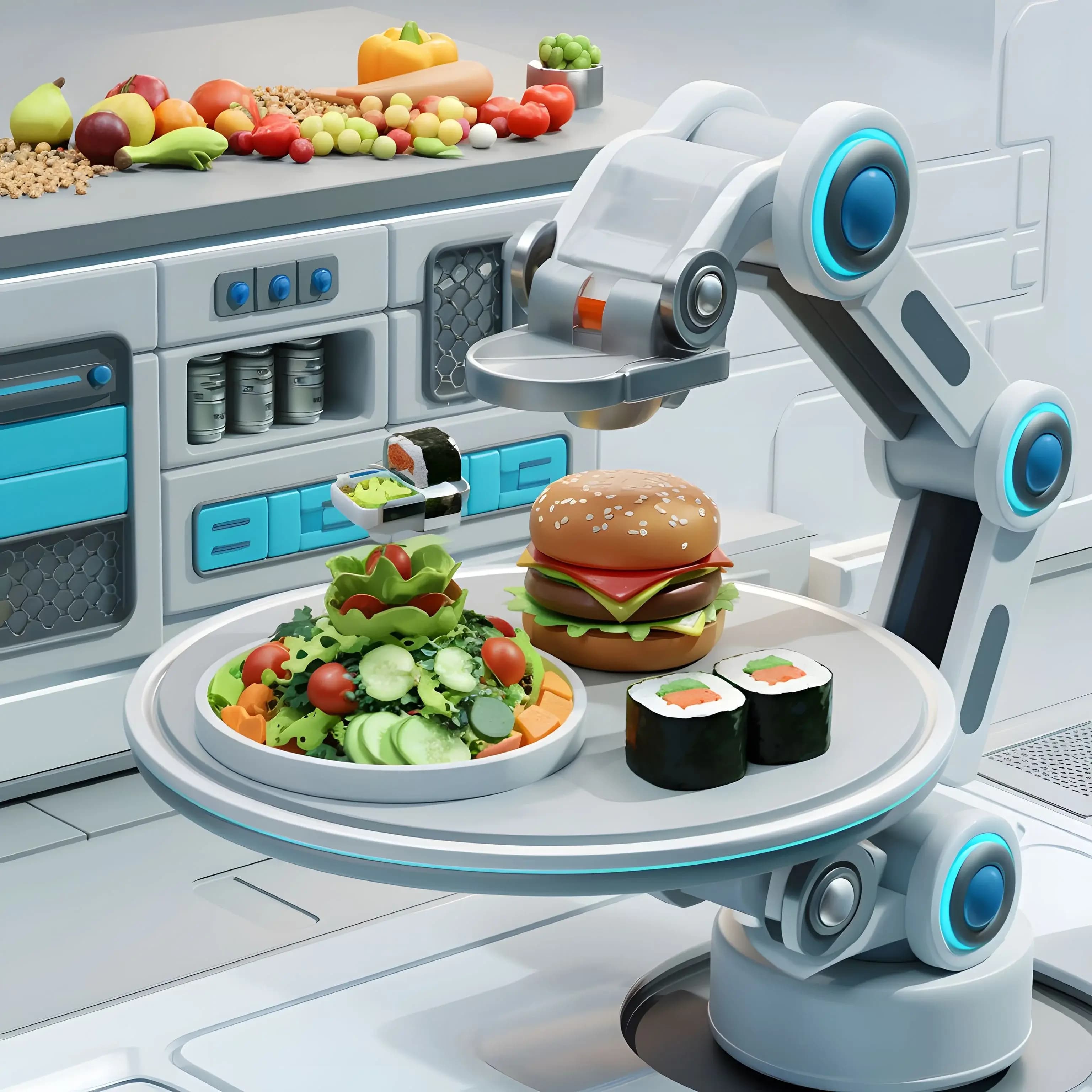 AI food production automation
