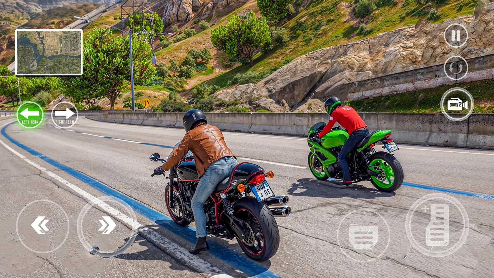 Open World Bike Drive Game 3D