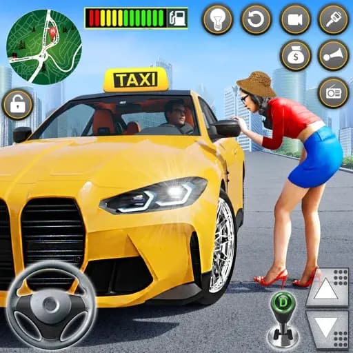City Taxi Car Driving Game 3D